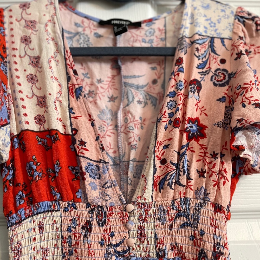 Forever 21 patterned dress